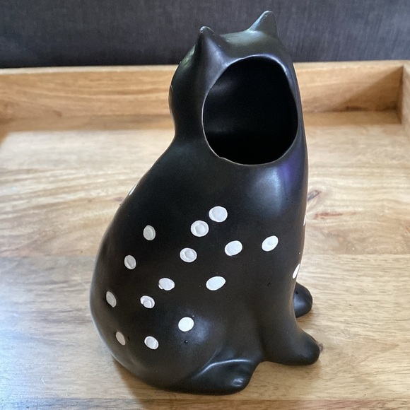 INDIGO | black cat vase - Picture 2 of 4